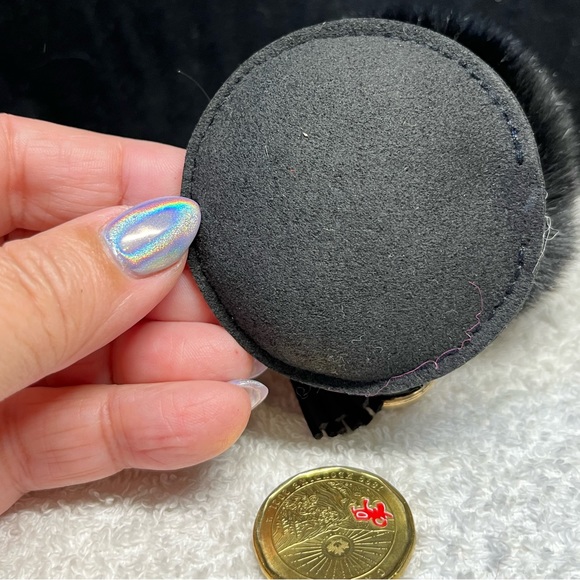 🐾🖤furry purse bling key chain with rhinestone accent-novelty - Picture 2 of 9